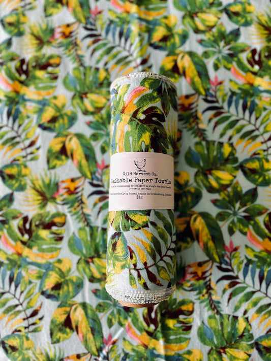 Tropical Washable Paper Towels